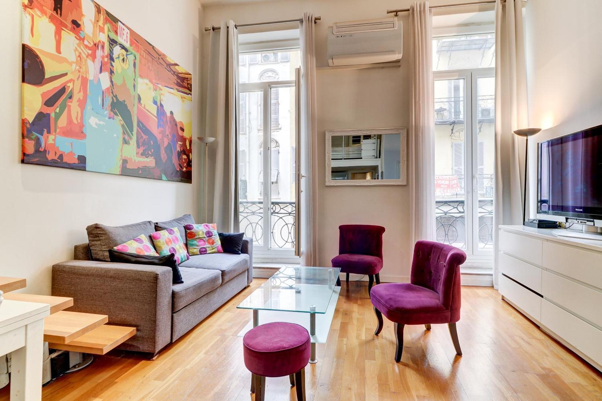 Spacieux Duplex - Zone Pietonne Nice Luaran gambar